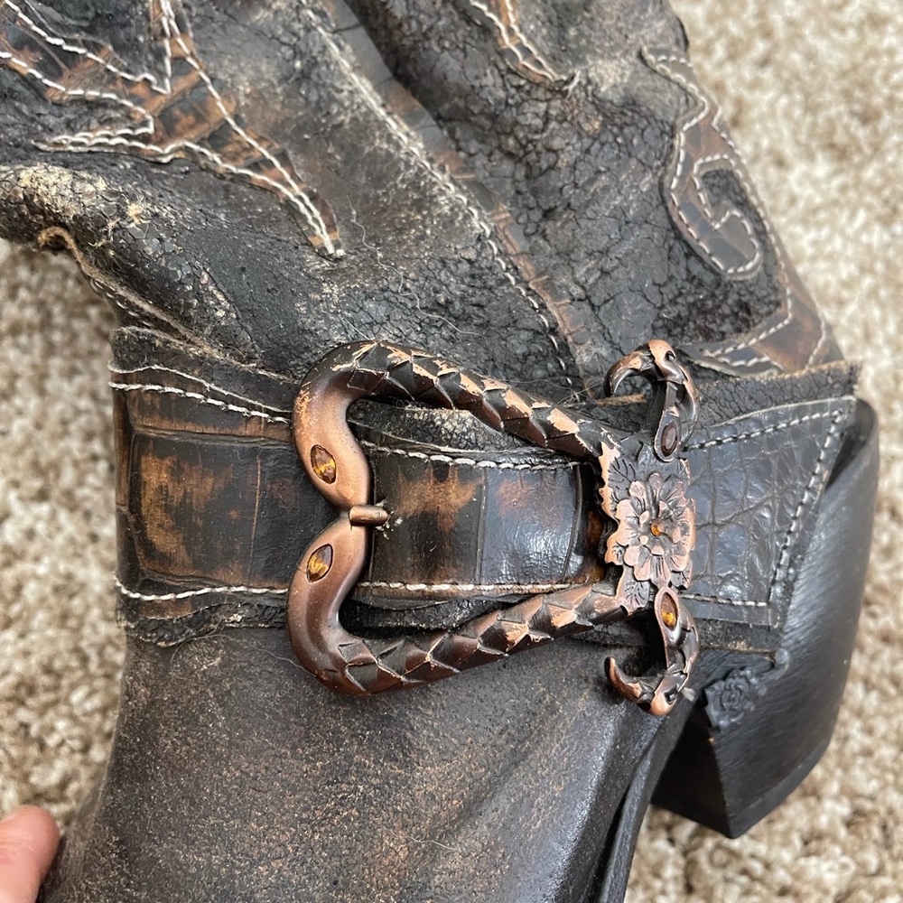 Vintage CHARRO western boots, great condition, super unique - Picture 3 of 6